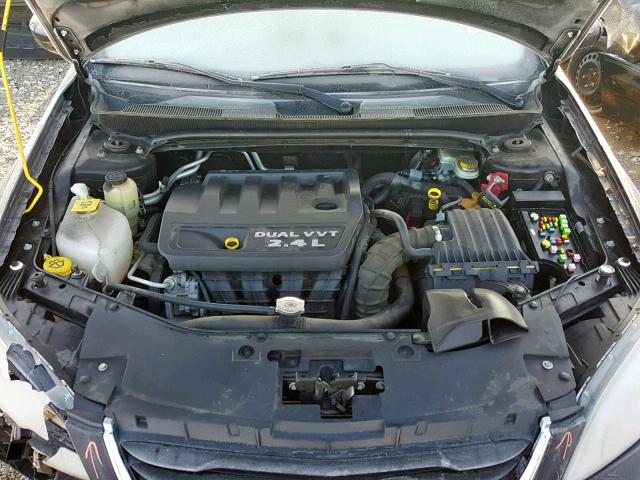 1C3CCBBBXEN185817 - 2014 CHRYSLER 200 TOURIN BLACK photo 7