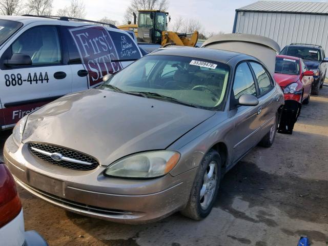 1FAFP55UX3A139782 - 2003 FORD TAURUS SES GOLD photo 2