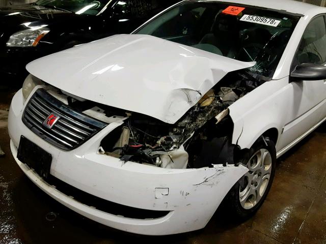 1G8AJ54F95Z166253 - 2005 SATURN ION LEVEL WHITE photo 9