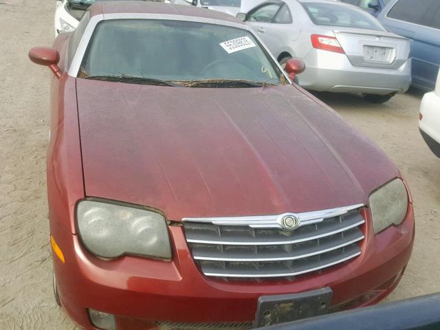 1C3AN69L24X003876 - 2004 CHRYSLER CROSSFIRE RED photo 6