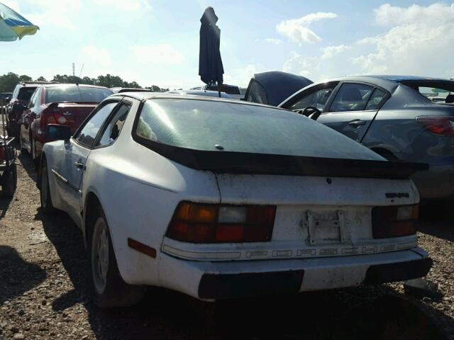 WP0AA0943FN457257 - 1985 PORSCHE 944 WHITE photo 3