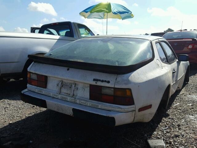 WP0AA0943FN457257 - 1985 PORSCHE 944 WHITE photo 4