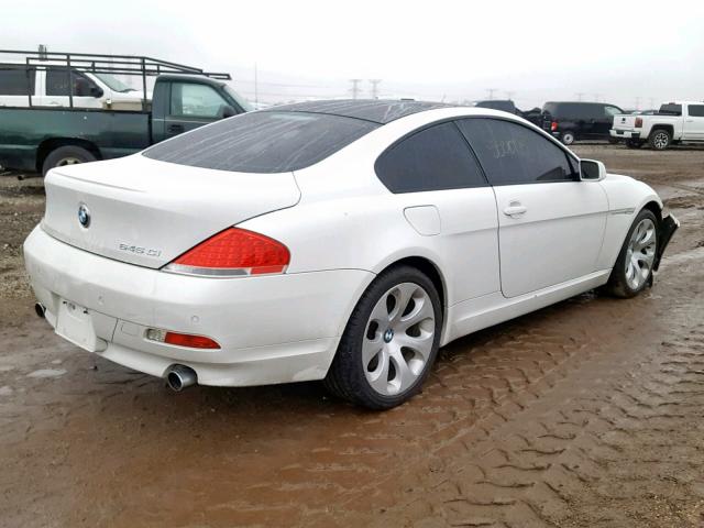 WBAEH734X5B869171 - 2005 BMW 645 CI AUT WHITE photo 4