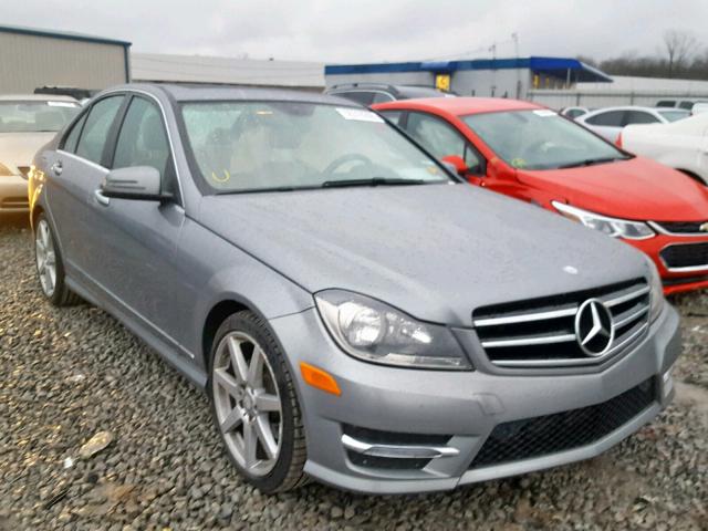 WDDGF4HB5EG249117 - 2014 MERCEDES-BENZ C 250 BLUE photo 1