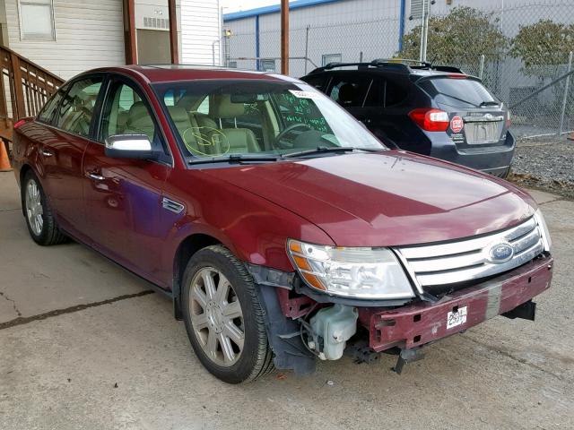 1FAHP25W38G118558 - 2008 FORD TAURUS LIM BURGUNDY photo 1