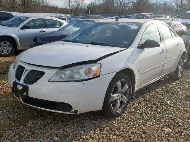 1G2ZH57N784100619 - 2008 PONTIAC G6 GT WHITE photo 2