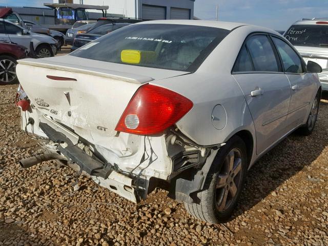 1G2ZH57N784100619 - 2008 PONTIAC G6 GT WHITE photo 4