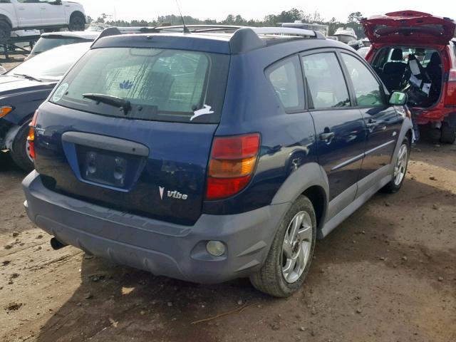 5Y2SL62804Z446883 - 2004 PONTIAC VIBE BLUE photo 4