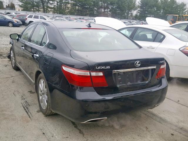 JTHBL46F975030404 - 2007 LEXUS LS 460 BLACK photo 3