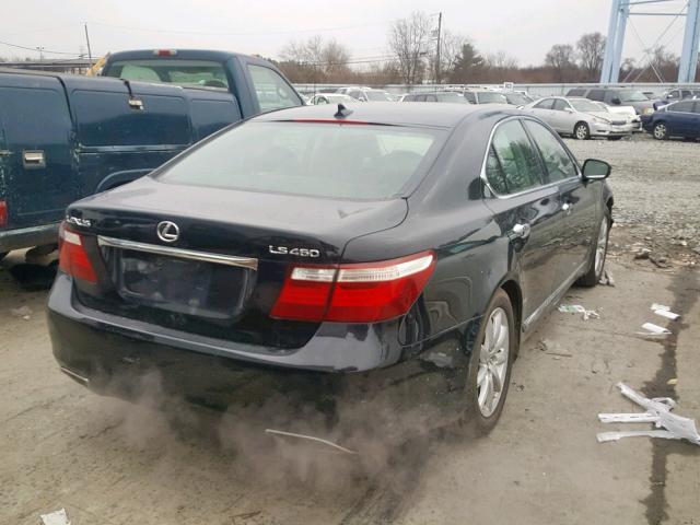 JTHBL46F975030404 - 2007 LEXUS LS 460 BLACK photo 4