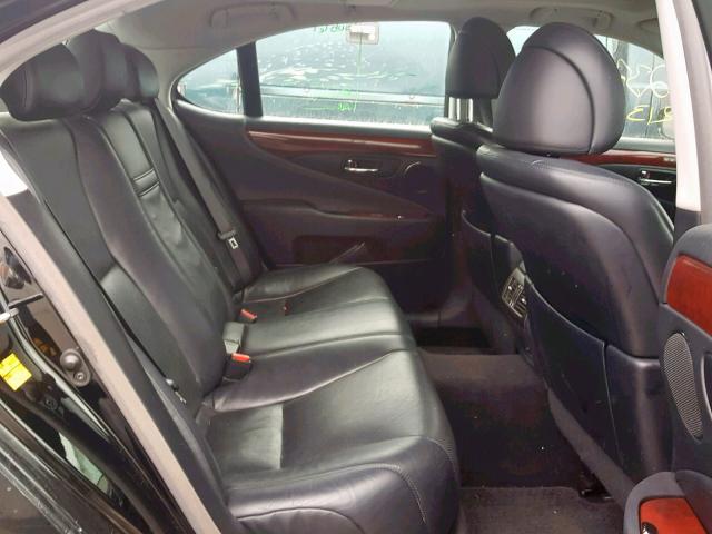 JTHBL46F975030404 - 2007 LEXUS LS 460 BLACK photo 6