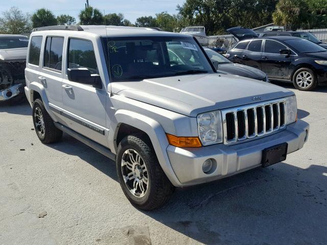 1J8HG48P47C671227 - 2007 JEEP COMMANDER SILVER photo 1