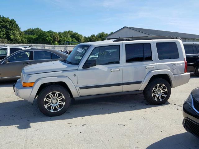 1J8HG48P47C671227 - 2007 JEEP COMMANDER SILVER photo 10