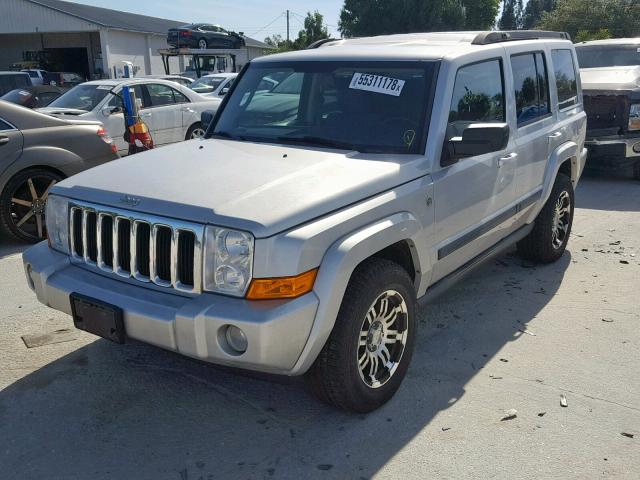 1J8HG48P47C671227 - 2007 JEEP COMMANDER SILVER photo 2