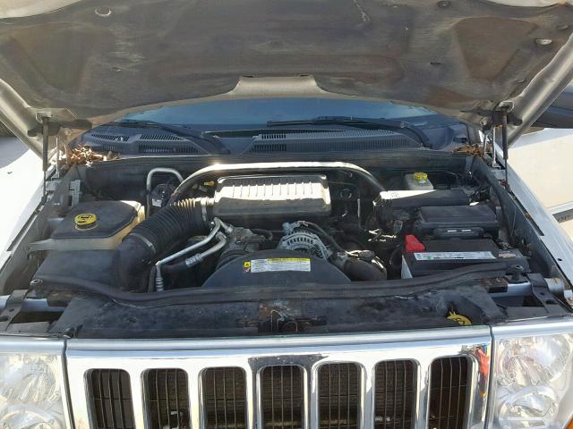 1J8HG48P47C671227 - 2007 JEEP COMMANDER SILVER photo 7