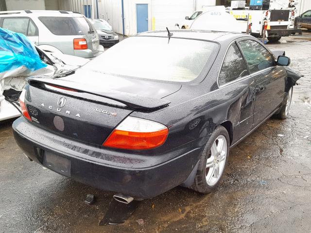 19UYA41773A006283 - 2003 ACURA 3.2CL TYPE BLACK photo 4