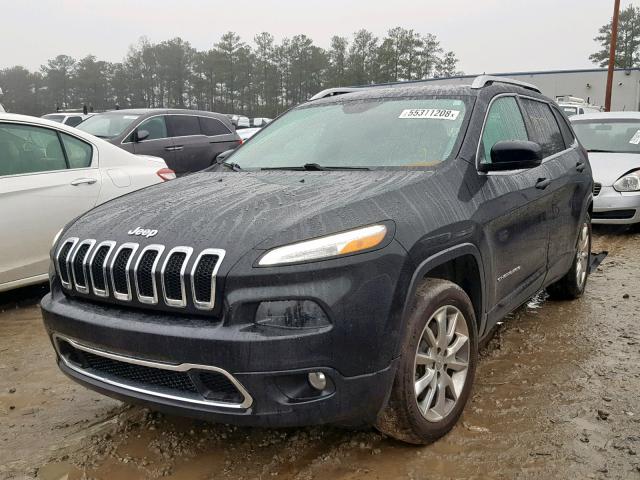 1C4PJLDB6EW113268 - 2014 JEEP CHEROKEE L BLACK photo 2