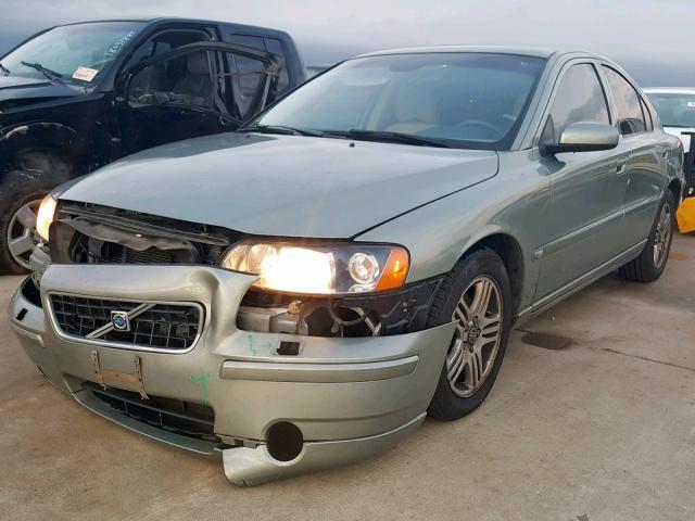 YV1RS592762504443 - 2006 VOLVO S60 2.5T TEAL photo 2