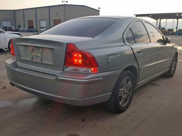 YV1RS592762504443 - 2006 VOLVO S60 2.5T TEAL photo 4