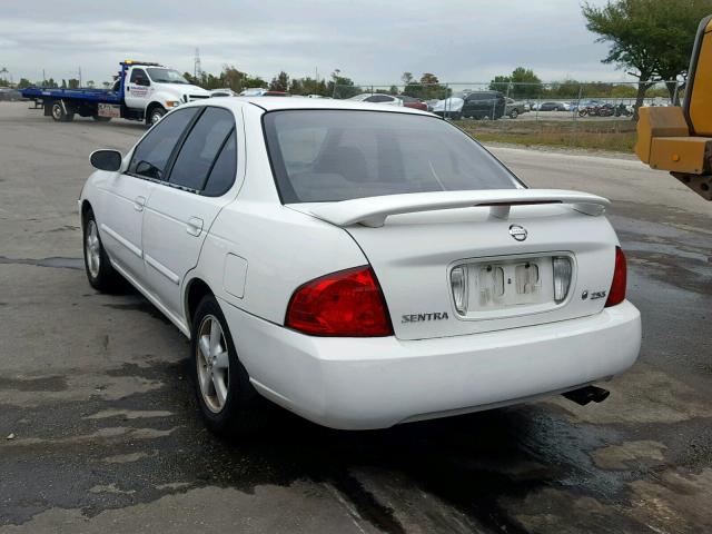 3N1AB51A24L738154 - 2004 NISSAN SENTRA 2.5 WHITE photo 3