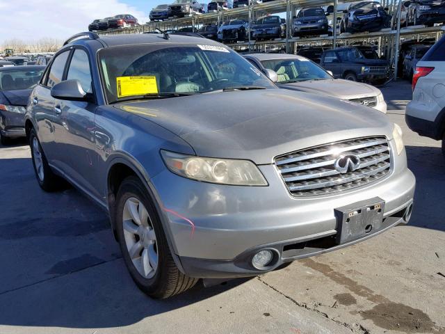 JNRAS08W74X211300 - 2004 INFINITI FX35 GRAY photo 1