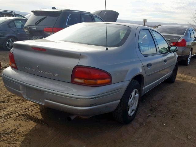 1B3EJ46X4VN653151 - 1997 DODGE STRATUS GRAY photo 4