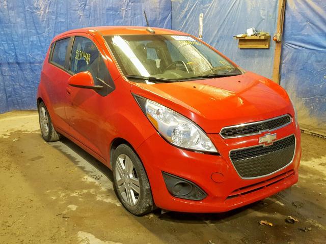 KL8CB6S98EC497609 - 2014 CHEVROLET SPARK LS RED photo 1