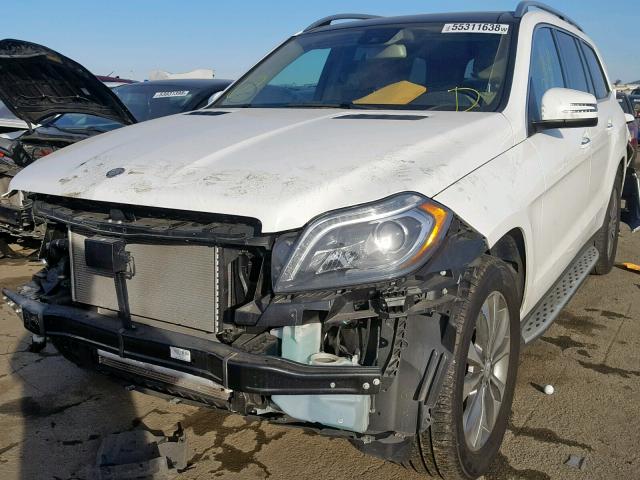 4JGDF7CE2EA349884 - 2014 MERCEDES-BENZ GL 450 4MA WHITE photo 2