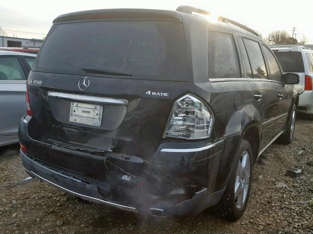 4JGBF71E58A304095 - 2008 MERCEDES-BENZ GL 450 4MA BLACK photo 4