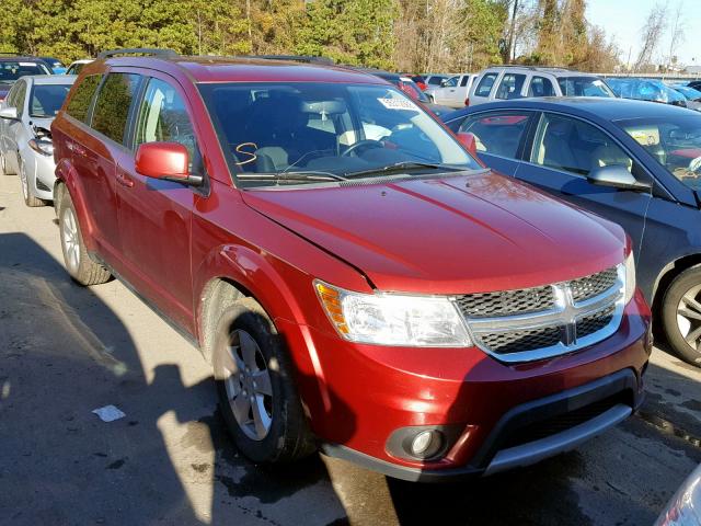 3D4PG1FG4BT552128 - 2011 DODGE JOURNEY MA RED photo 1