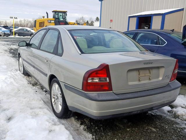 YV1TS94D911178195 - 2001 VOLVO S80 SILVER photo 3