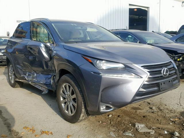 JTJYARBZ0G2050134 - 2016 LEXUS NX 200T GRAY photo 1