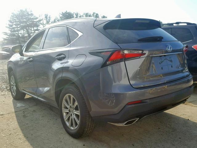 JTJYARBZ0G2050134 - 2016 LEXUS NX 200T GRAY photo 3