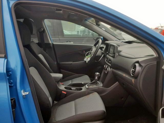 KM8K62AA8JU096556 - 2018 HYUNDAI KONA SEL BLUE photo 5