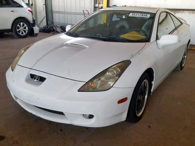 JTDDY32T5Y0005550 - 2000 TOYOTA CELICA GT- WHITE photo 2