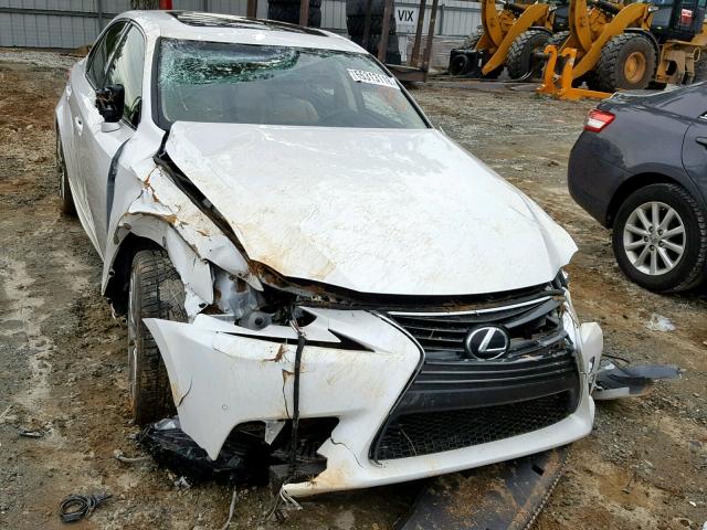 JTHBF1D23F5067856 - 2015 LEXUS IS 250 WHITE photo 9