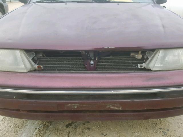 4S3BJ6335R9949289 - 1994 SUBARU LEGACY L MAROON photo 9