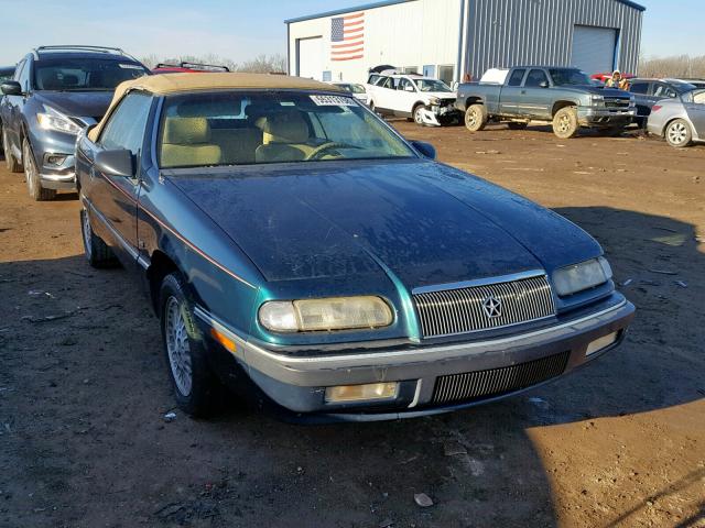 1C3XU5539PF619842 - 1993 CHRYSLER LEBARON LX GREEN photo 1