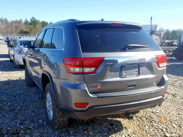 1C4RJEAG2CC167623 - 2012 JEEP GRAND CHER GRAY photo 3