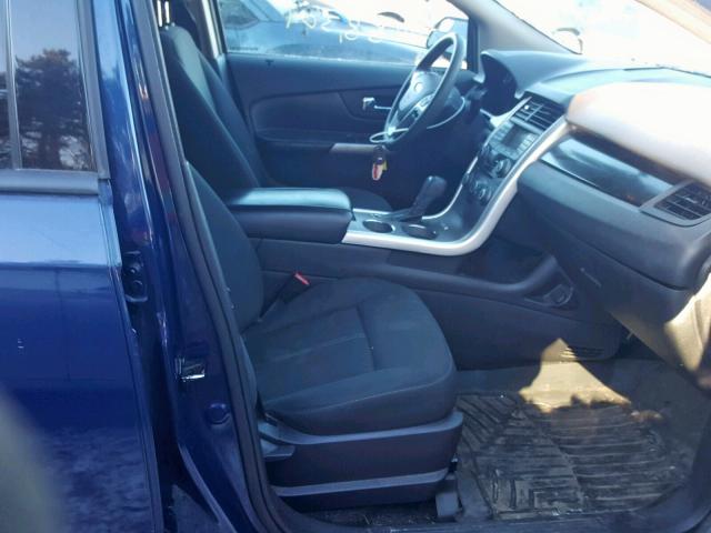 2FMDK3GC1CBA39272 - 2012 FORD EDGE SE BLUE photo 5