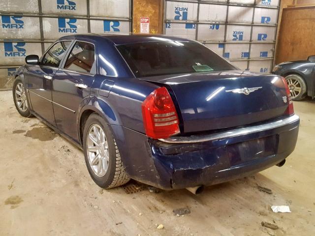 2C3JA63H15H111122 - 2005 CHRYSLER 300C BLUE photo 3