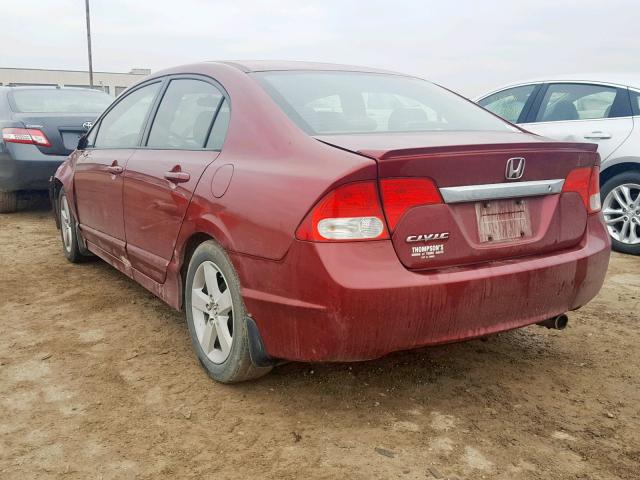 2HGFA1F61AH551433 - 2010 HONDA CIVIC LX-S Qırmızı foto 3