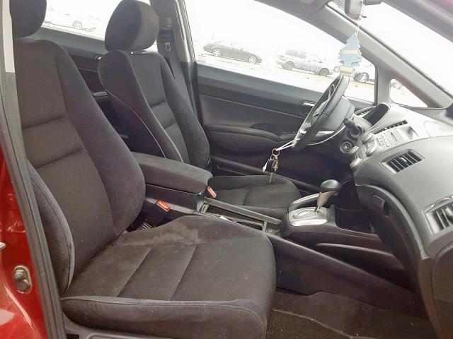 2HGFA1F61AH551433 - 2010 HONDA CIVIC LX-S Qırmızı foto 5