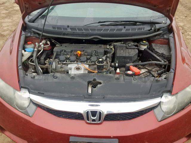 2HGFA1F61AH551433 - 2010 HONDA CIVIC LX-S Qırmızı foto 7