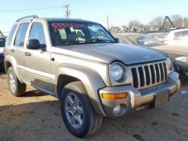 1J8GL58K94W139385 - 2004 JEEP LIBERTY LI TAN photo 1