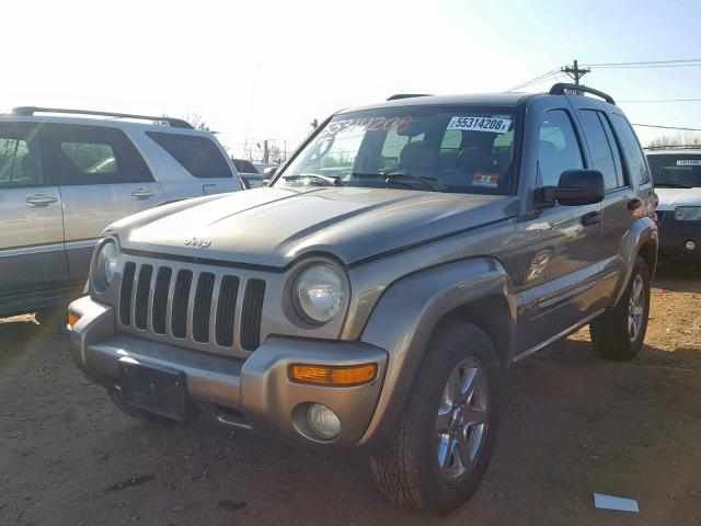 1J8GL58K94W139385 - 2004 JEEP LIBERTY LI TAN photo 2