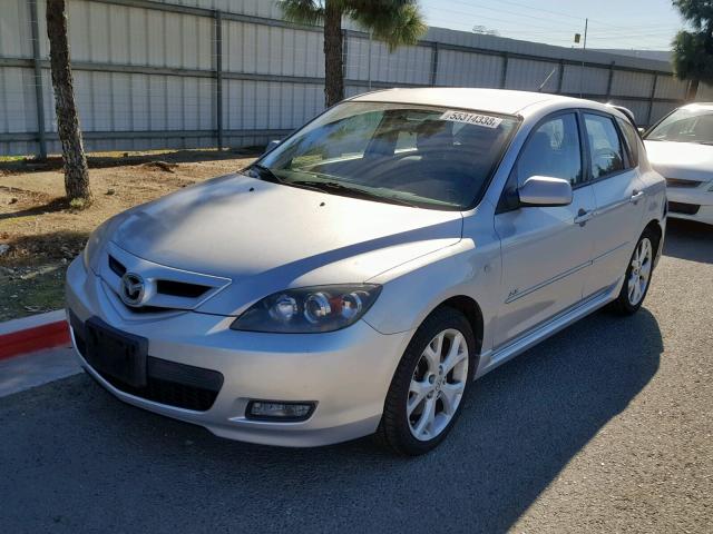 JM1BK344081840979 - 2008 MAZDA 3 HATCHBAC SILVER photo 2