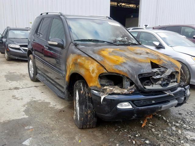 4JGAB57E15A566386 - 2005 MERCEDES-BENZ ML 350 BLACK photo 1