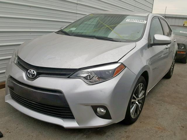 5YFBURHE3GP408395 - 2016 TOYOTA COROLLA L GRAY photo 2