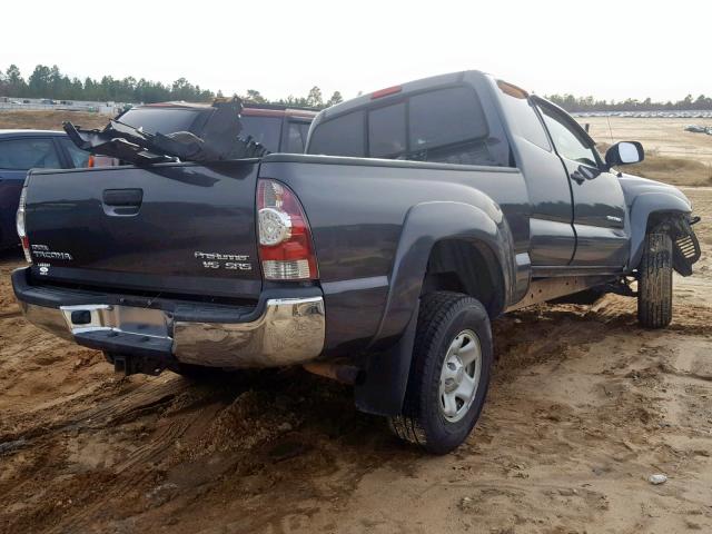 5TETU4GN4AZ741456 - 2010 TOYOTA TACOMA PRE CHARCOAL photo 4